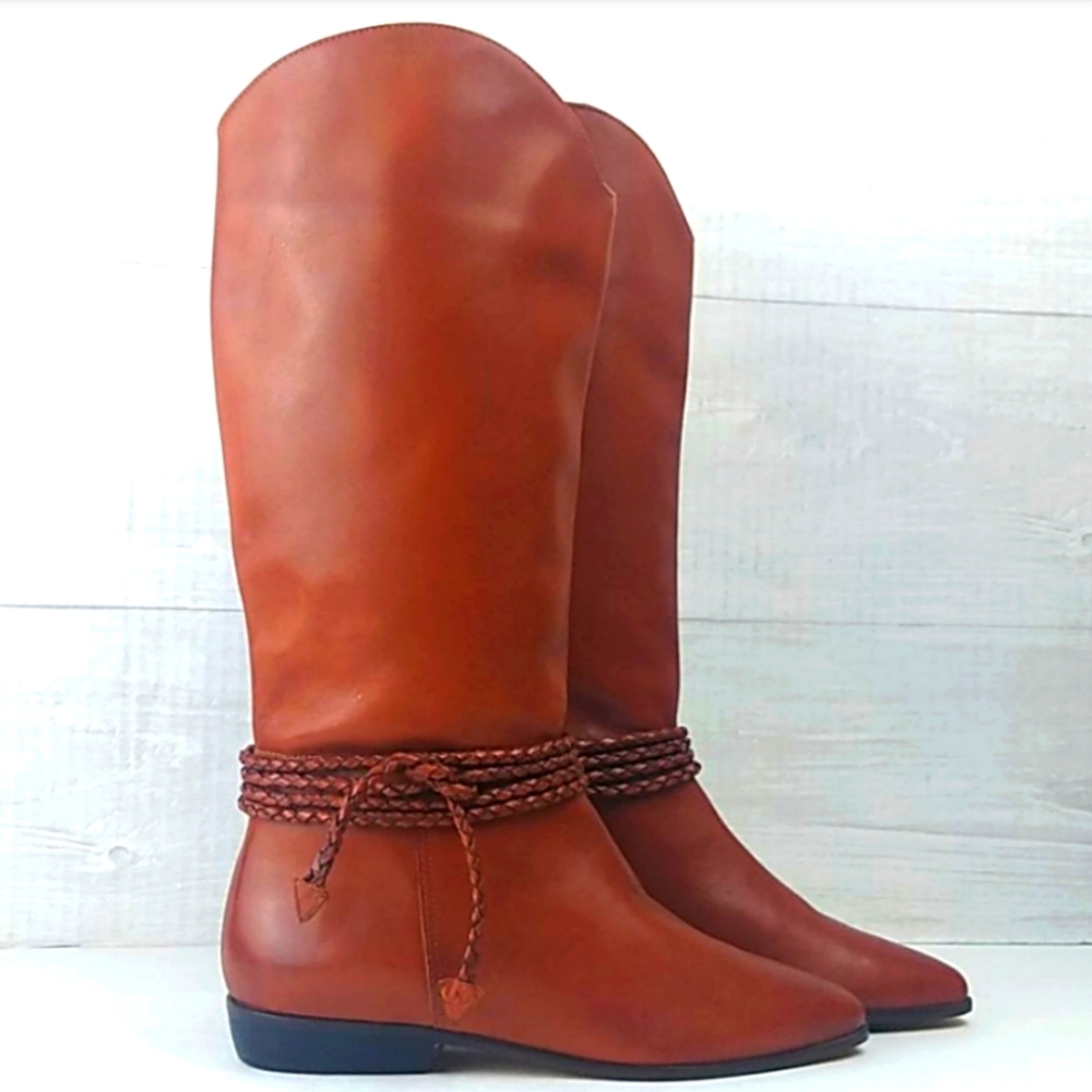 🎉HOST PICK!🎉  Brazilian Leather Congac Boots - Picture 10 of 11